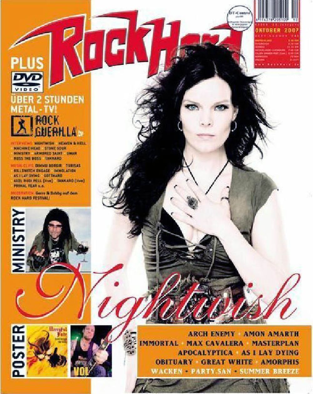 Rock Hard Magazin Deutschland 2007 #245 Nightwish