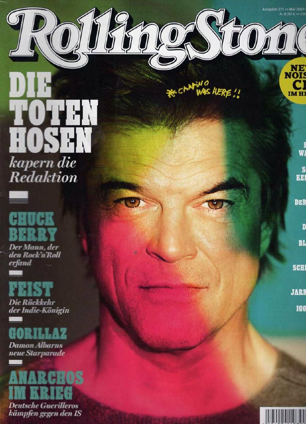 Rolling Stone Magazin Deutschland 2017-05 Toten Hosen Chuck Berry Gorillaz Feist