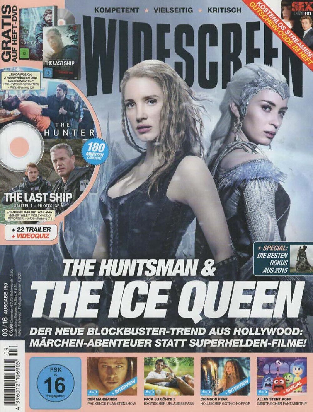 Widescreen Magazin Deutschland 2016-03 Emily Blunt Jessica Chastain