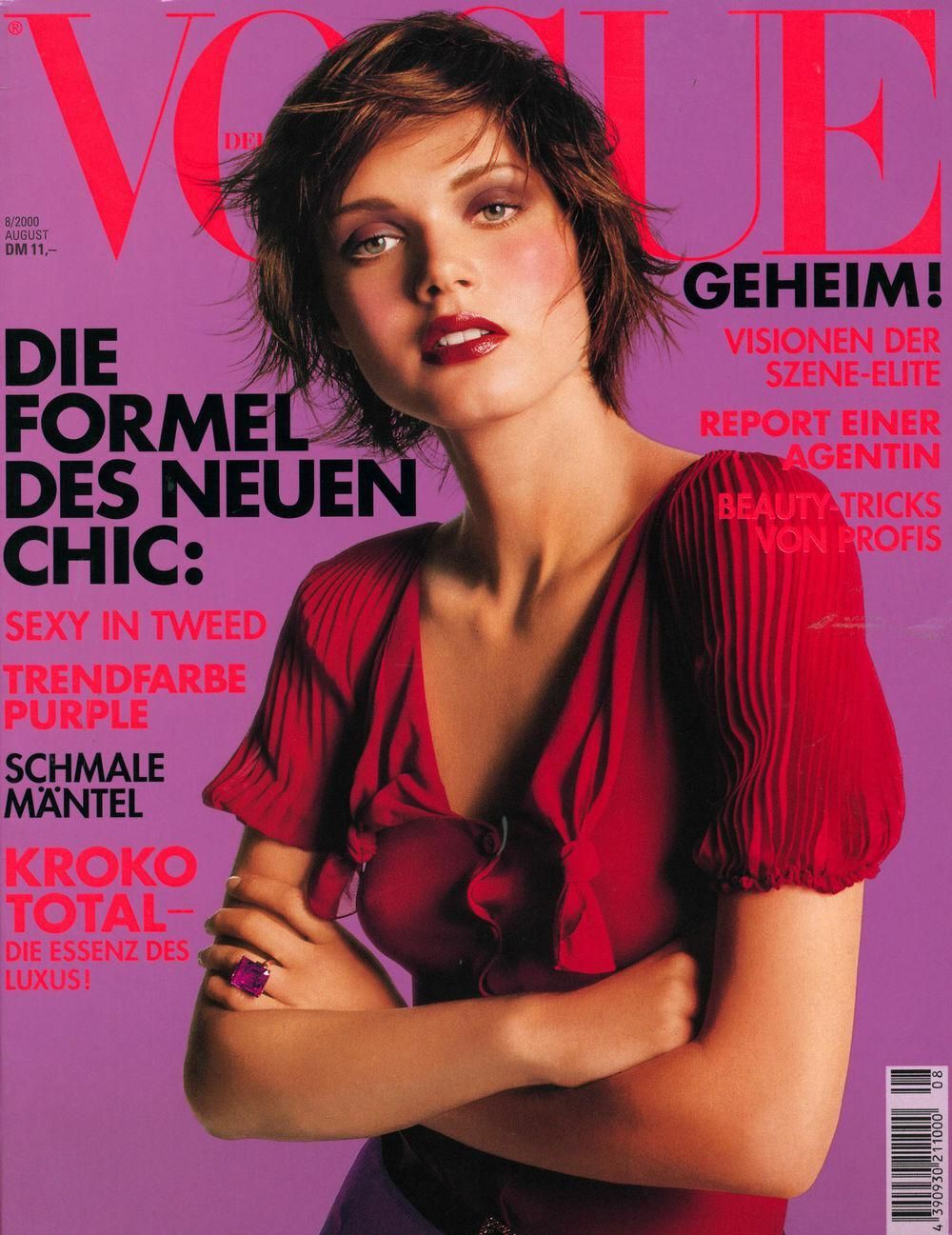 Vogue Magazin Deutschland 2000-08 Malgosia Bela