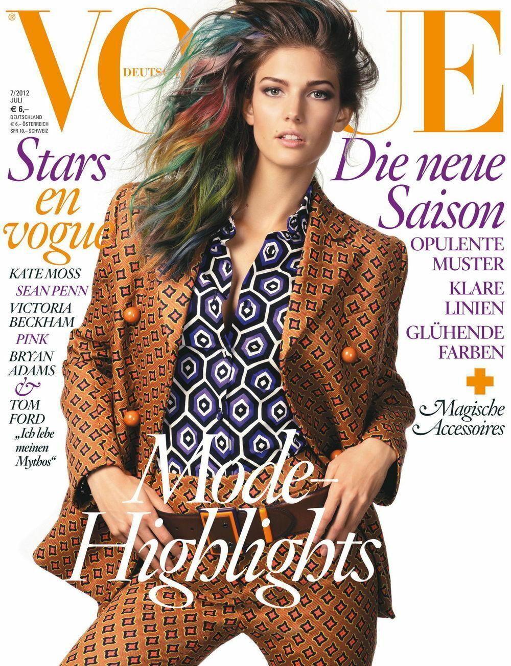 Vogue Magazin Deutschland 2012-07 Kendra Spears