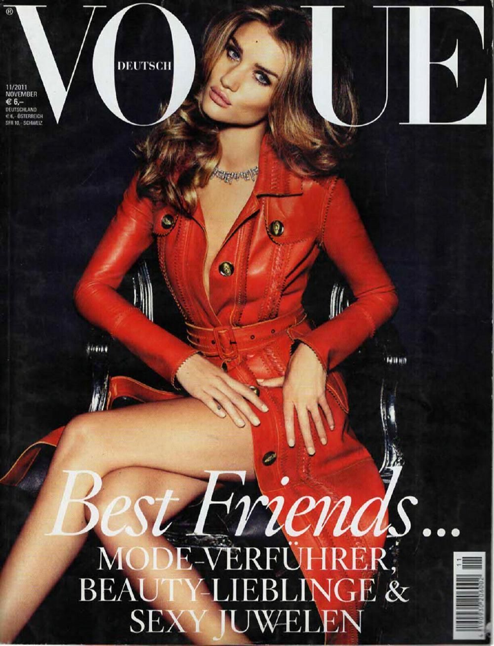 Vogue Magazin Deutschland 2011-11 Rosie Huntington-Whiteley