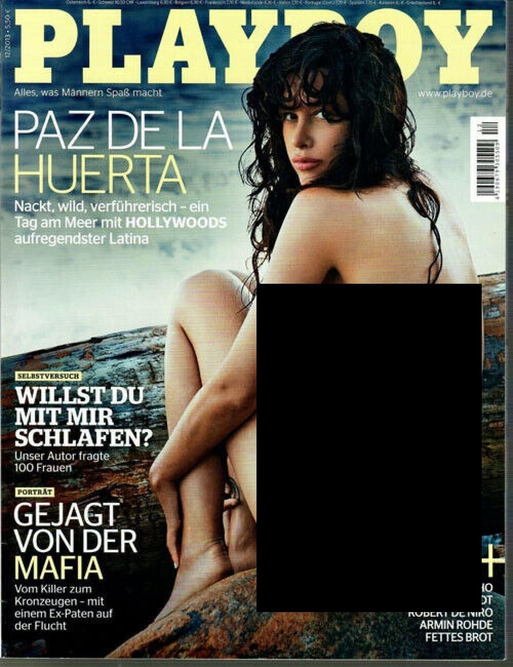 Playboy Magazine Allemagne 2013-12 – Edition Paz De La Huerta – Édition originale