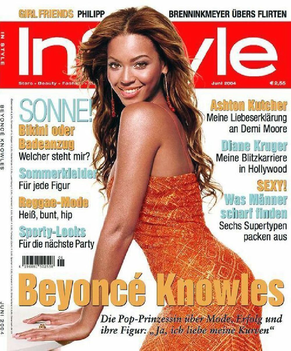 InStyle Magazine Germany 2004-06 Beyonce Knowles Original Print Issue