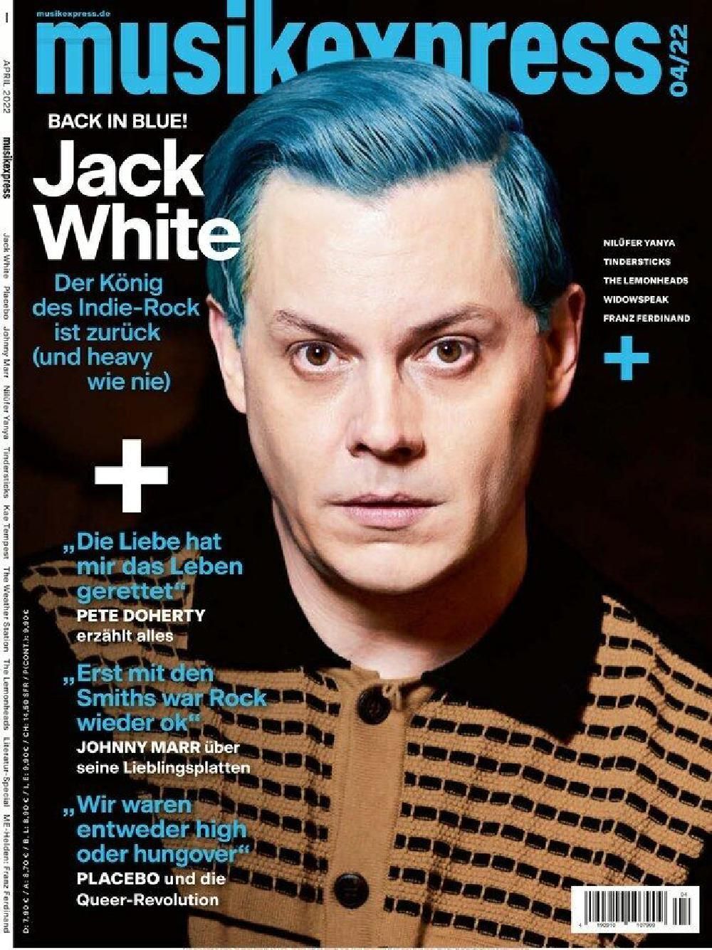 Musikexpress Magazin Deutschland 2022-04 Jack White Pete Doherty Johnny Marr