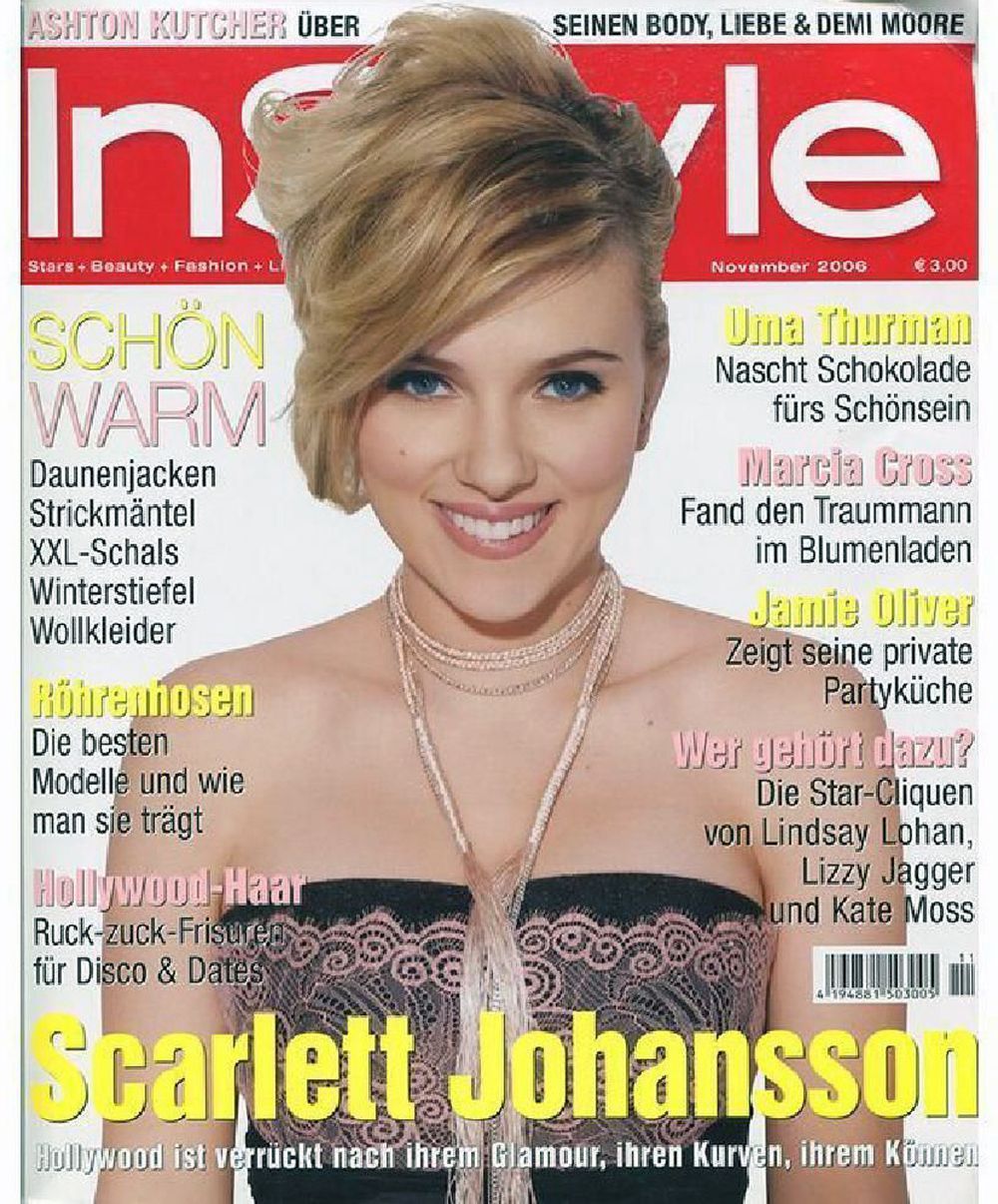 InStyle Magasin Tyskland 2006-11 Scarlett Johansson Originaludgave
