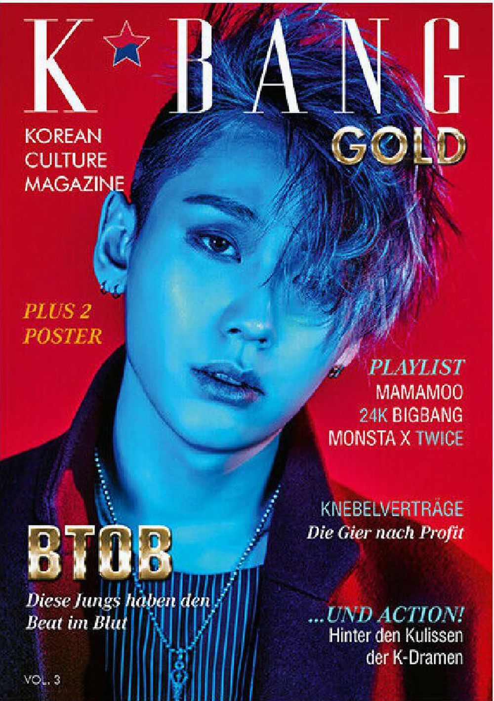K*Bang Gold Magazine Germany 2017 #3 BTOB Korea Pop Original Print Issue