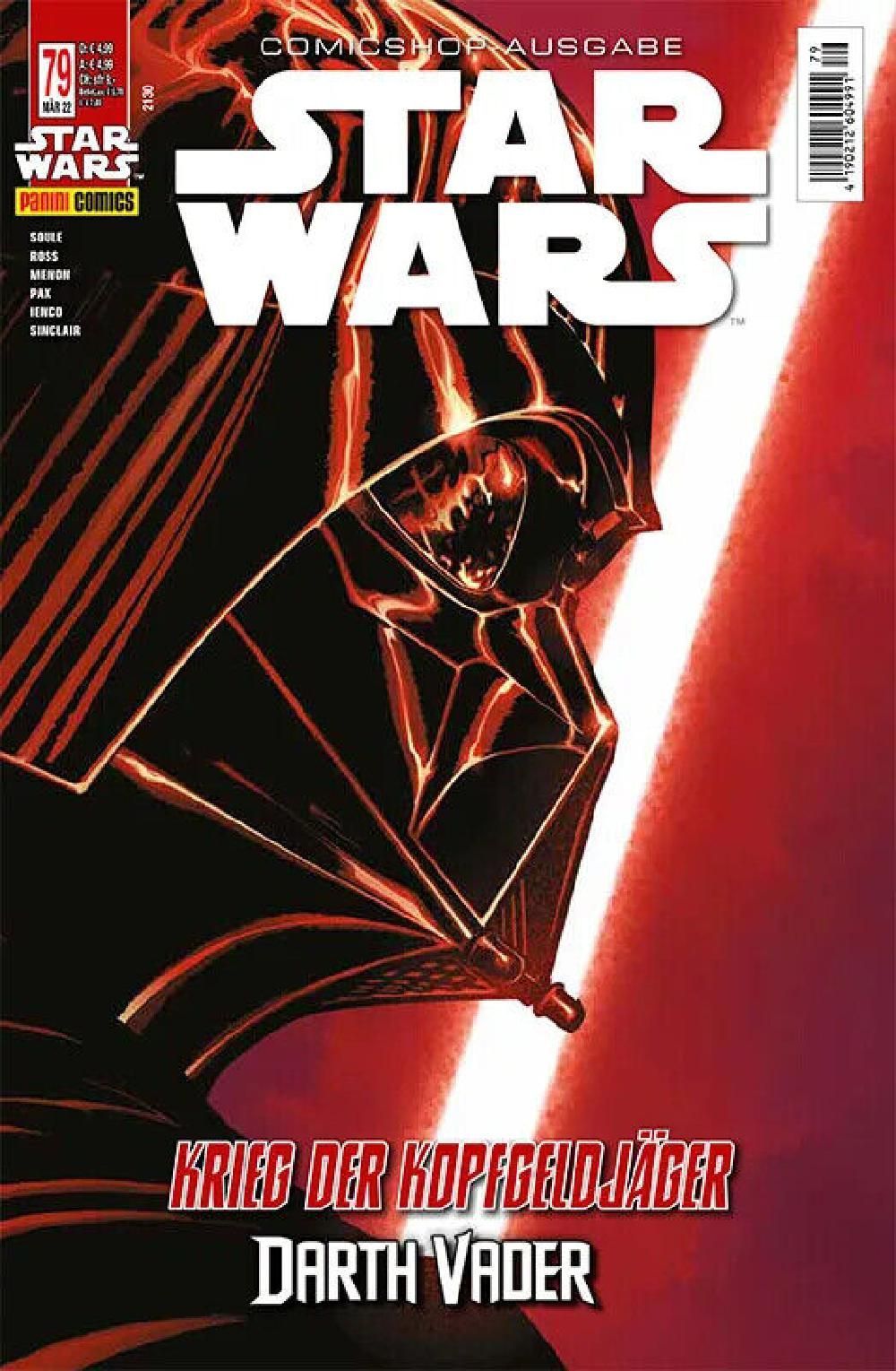 Star Wars Comic Saksa 2022 #79 Luke Ross Raffaele Ienco Alkuperäinen painos