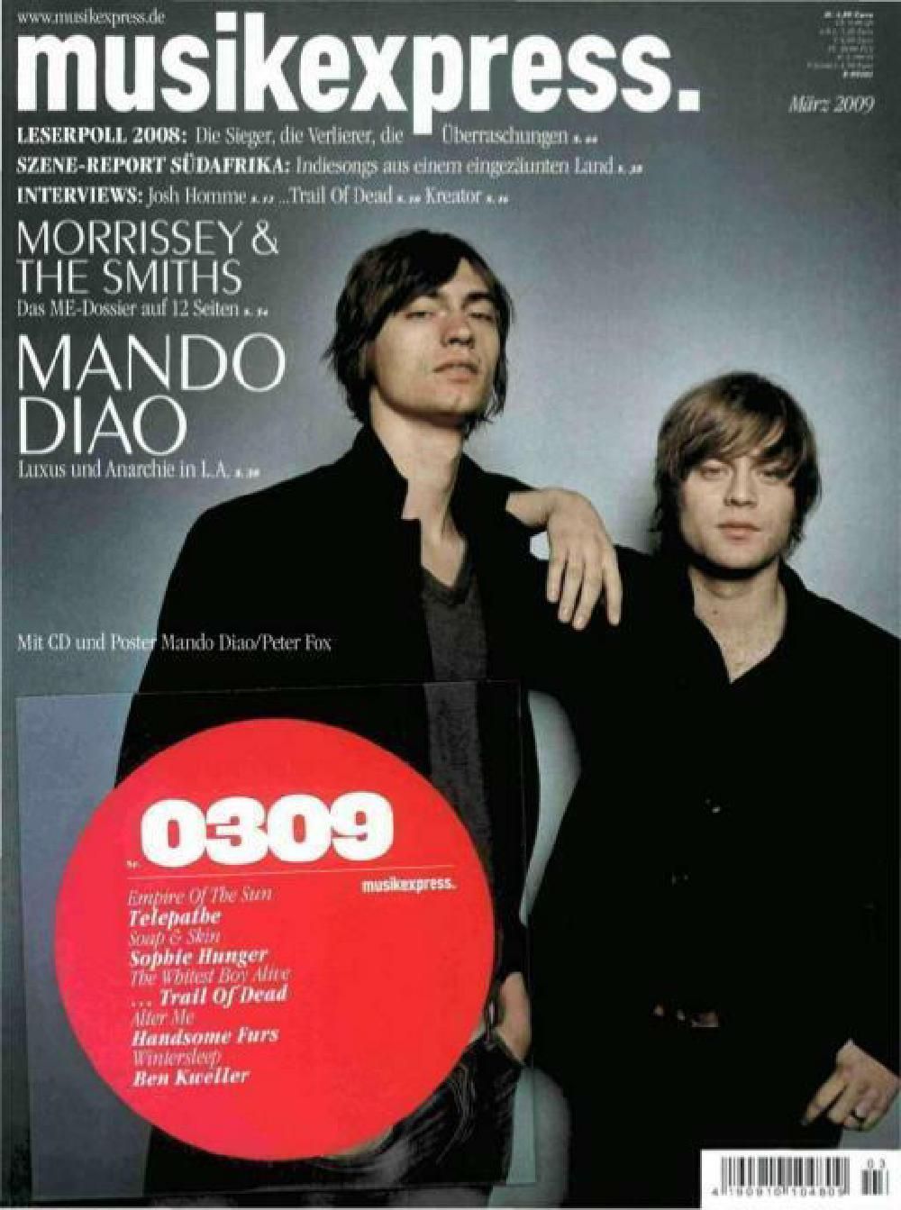 Musikexpress Magazin Deutschland 2009-03 Mando Diao The Smiths