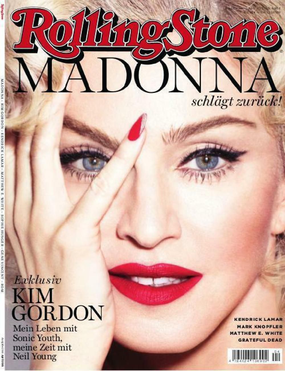 Rolling Stone Magazin Deutschland 2015-04 Madonna Kim Gordon #246