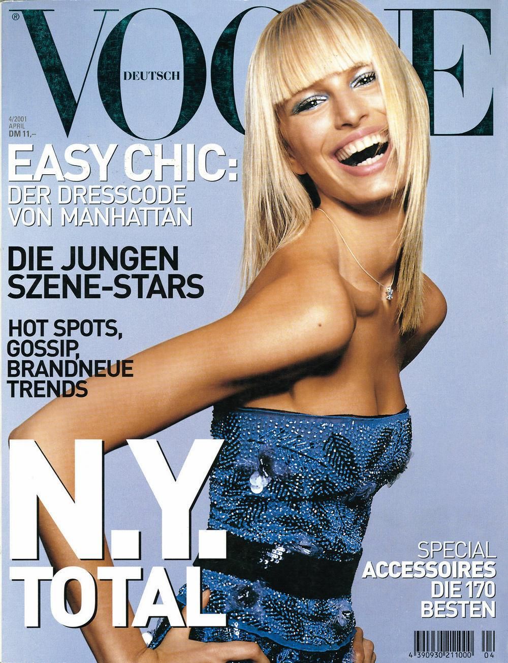 Vogue Magazine Allemagne 2001-04 Karolina Kurkova