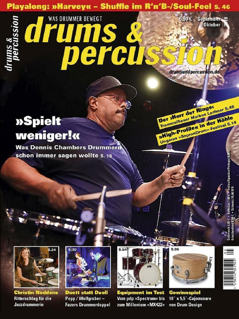 Drums & Percussions Magazin Deutschland 2019-09+10 Dennis Chambers Christian Neddens