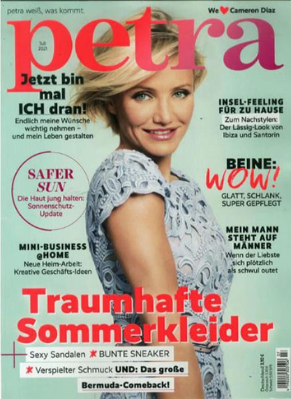 Petra Magazin Deutschland 2021-07 Cameron Diaz