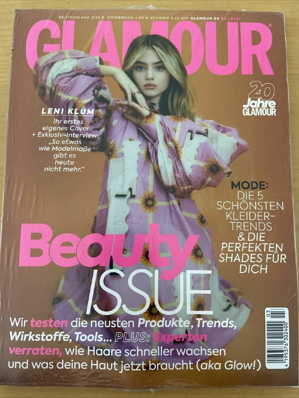 Glamour Magasin Tyskland 2021-03 Leni Klum Heidi Originaludgave