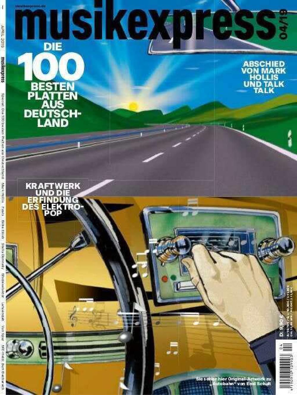 Musikexpress Magazin Deutschland 2019-04 Kraftwerk Mark Hollis Talk Talk