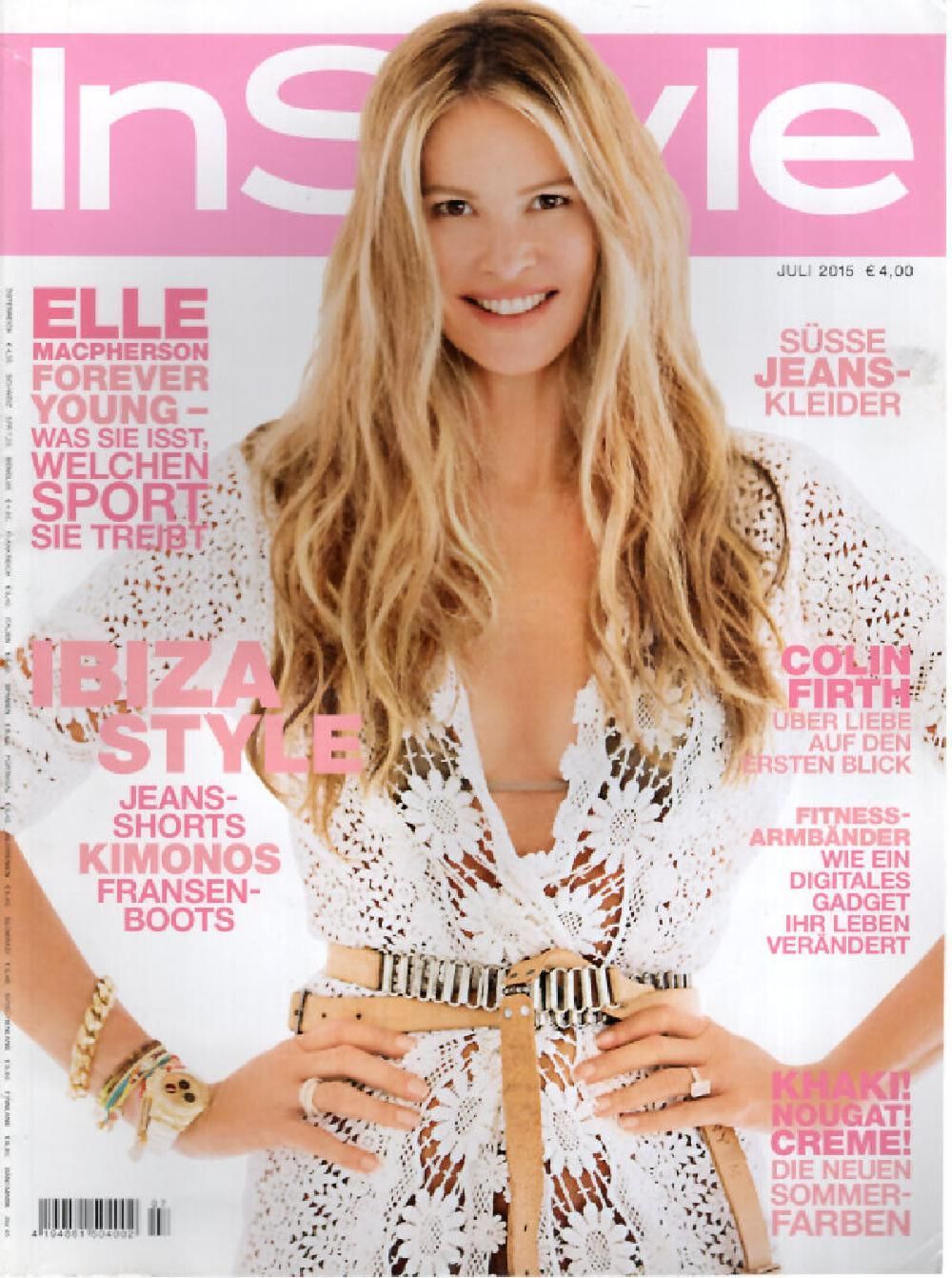 InStyle Magazin Deutschland 2015-07 Elle MacPherson