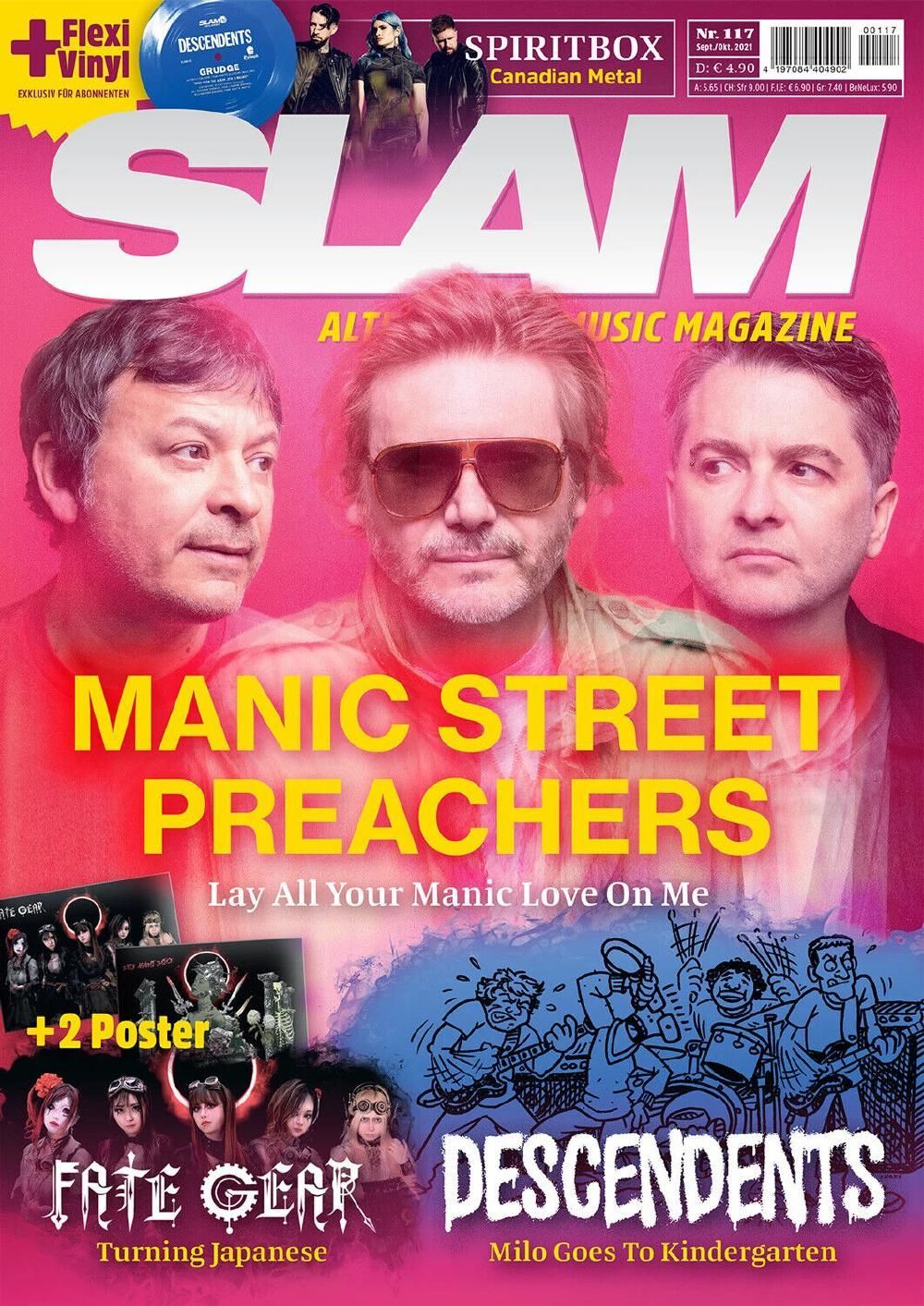Slam Magazine Austria 2021 #117 Manic Street Preachers Original Print Issue