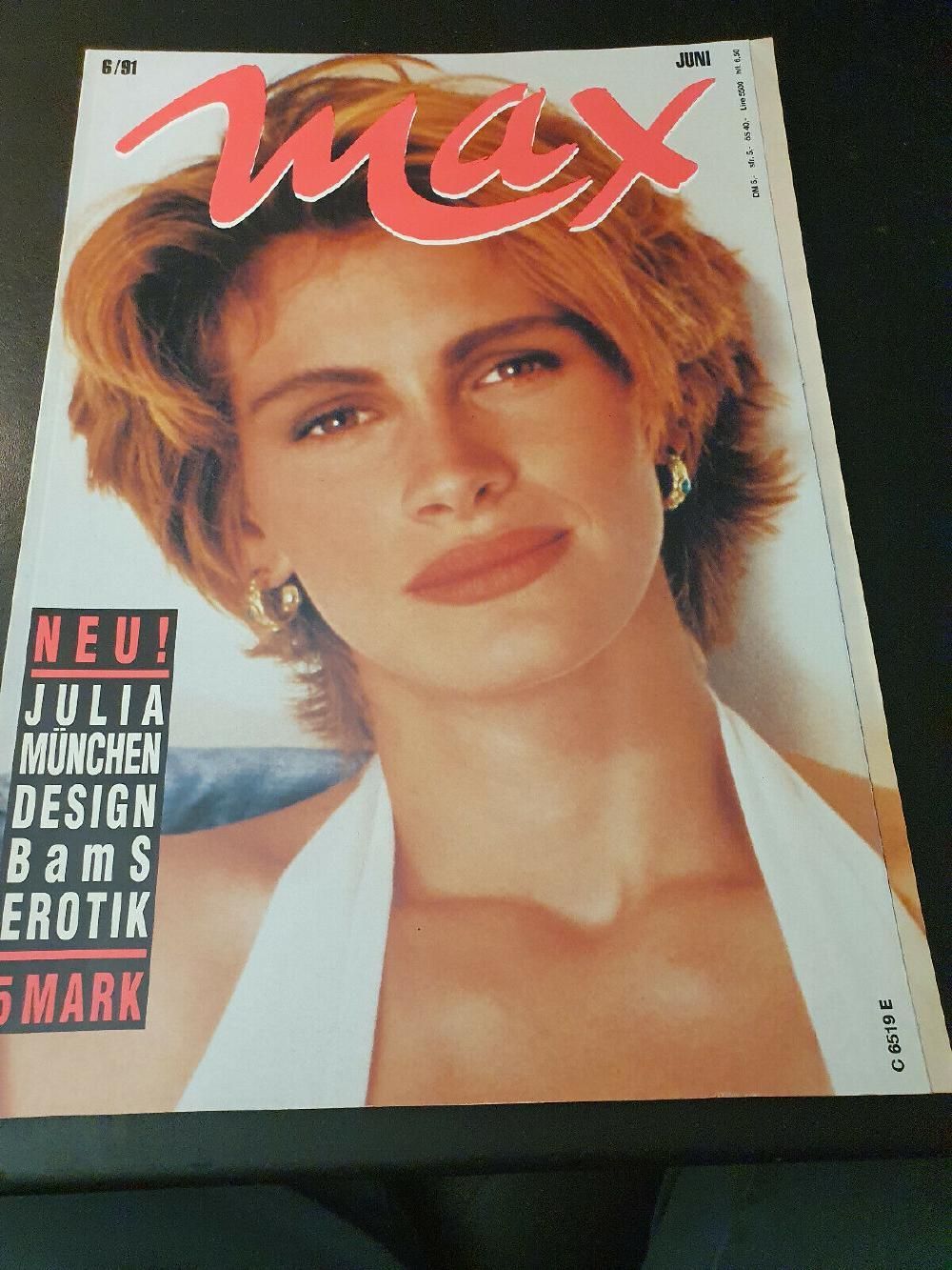 Max Magazin Deutschland 1991-06 Julia Roberts