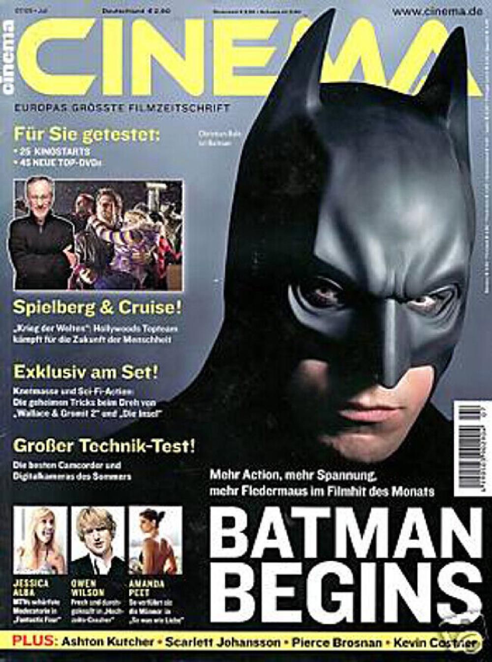 Cinema Magazin Deutschland 2005-07 Batman Spielberg Cruise