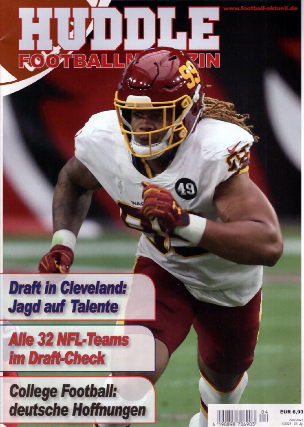 Huddle Magazin Deutschland 2021-04 Chase Young