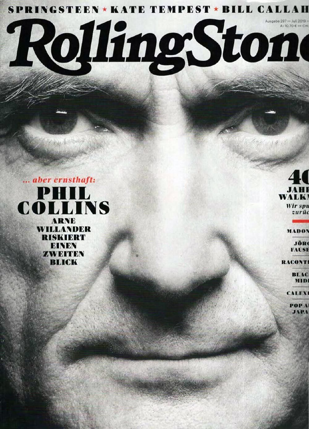 Rolling Stone Magazin Deutschland 2019-07 Phil Collins Madonna Jörg Fauser Raconteurs #297