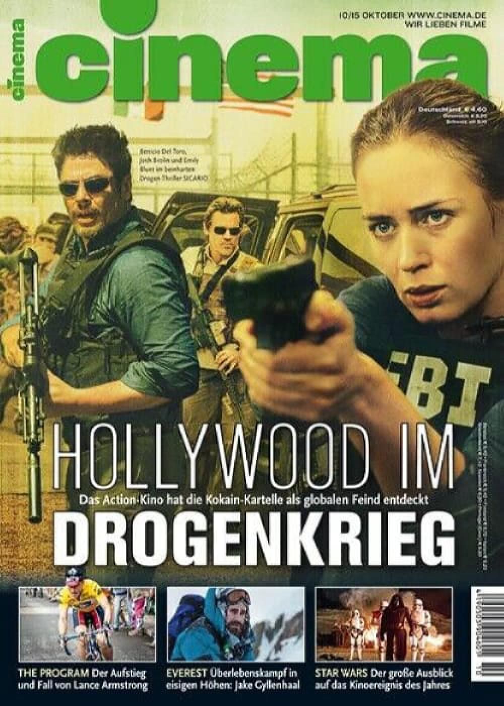 Cinema Magazin Deutschland 2015-10 Emily Blunt Benicio Del Toro Josh Brolin