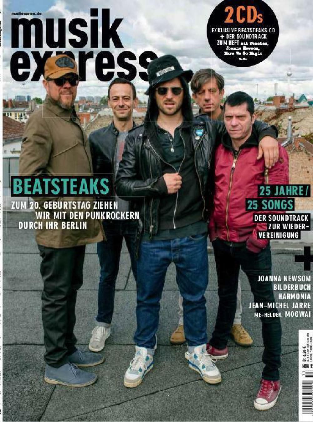 Musikexpress Magazin Deutschland 2015-11 Beatsteaks Jean-Michel Jarre