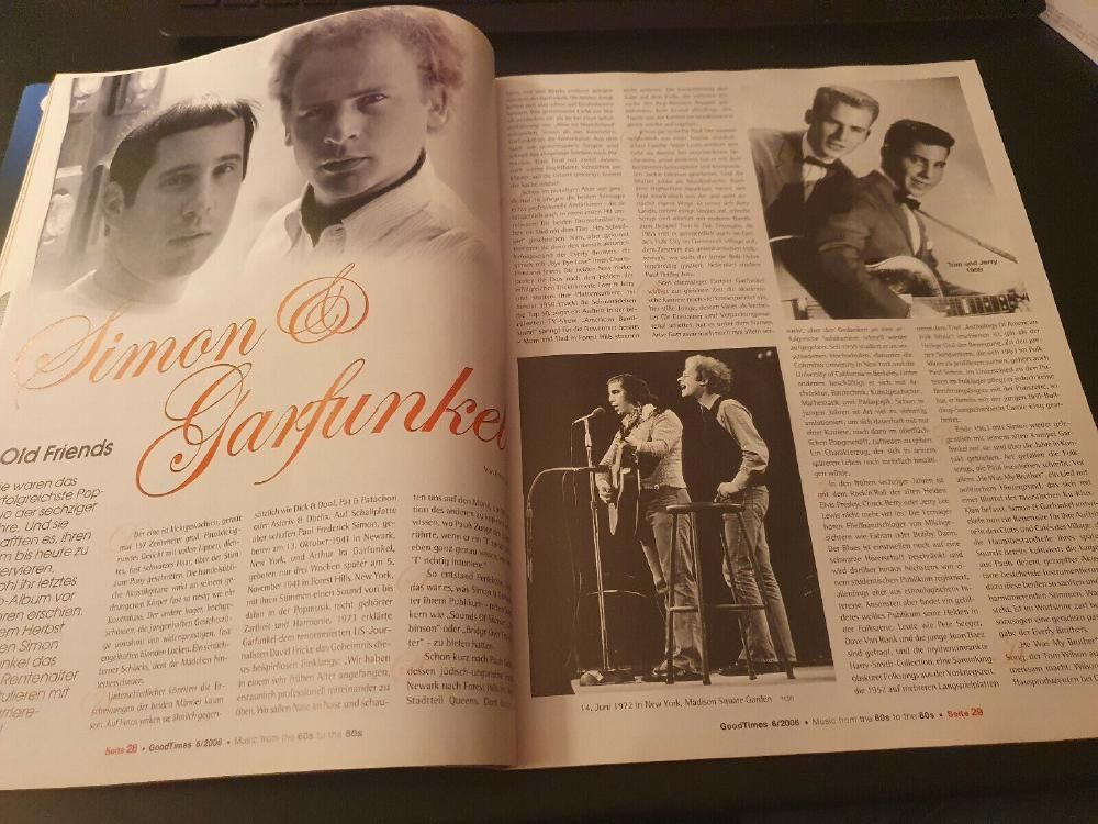 Good Times Magazine Germany 2006-06 Simon Garfunkel Tom Petty Original Print Issue