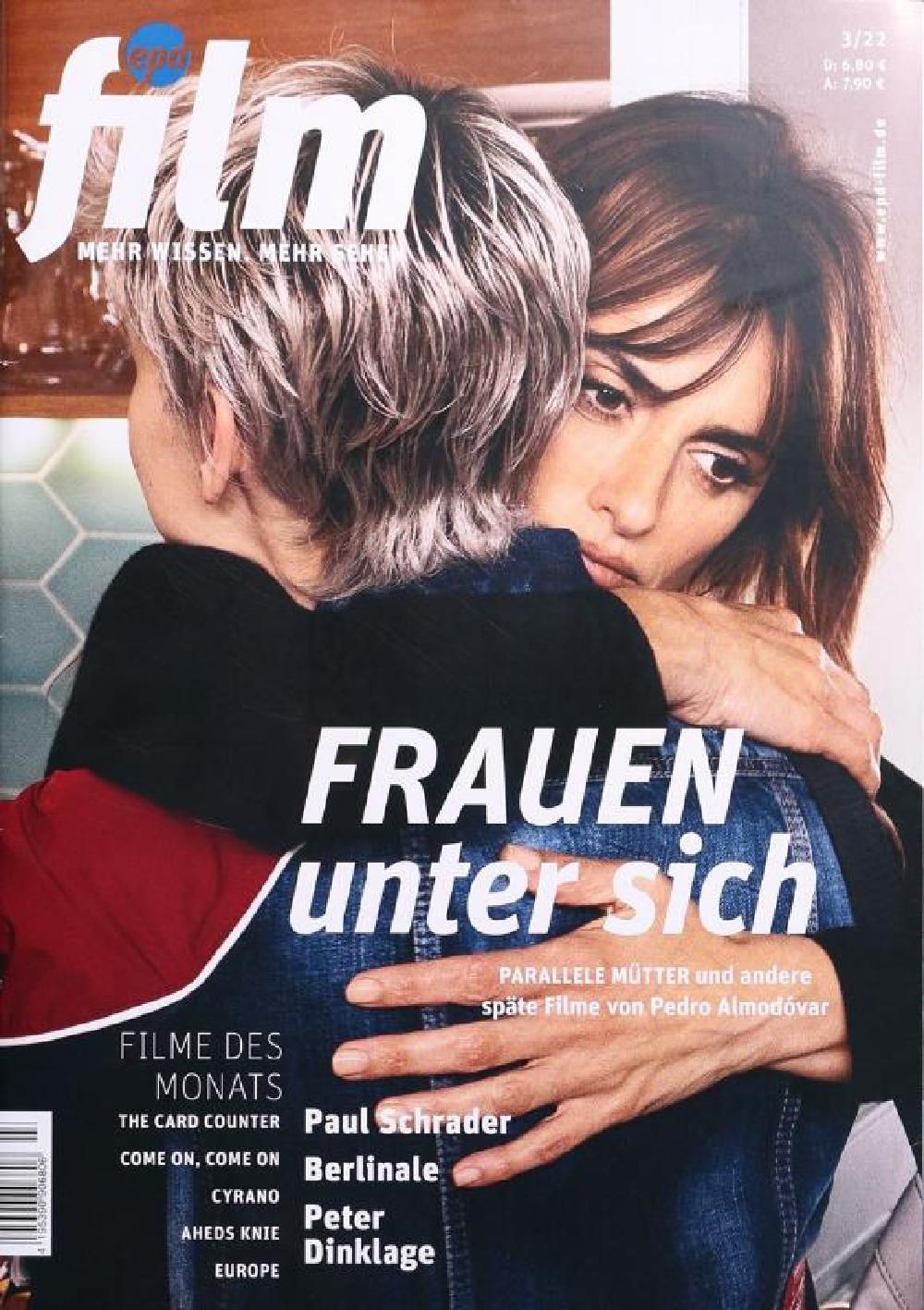 EPD Film Magazin Deutschland 2022-03 Penelope Cruz Milena Smit