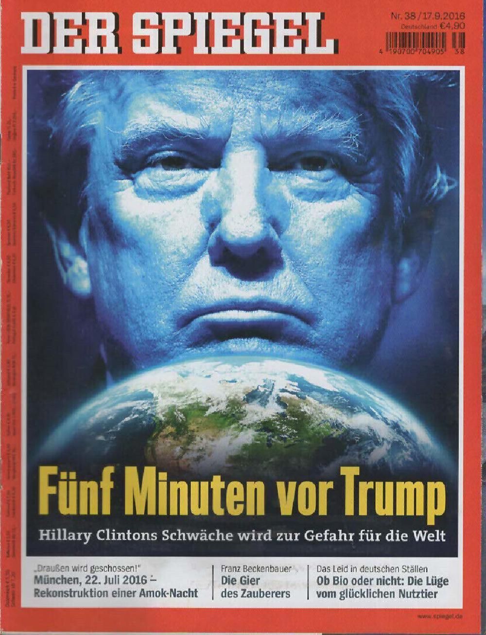 Der Spiegel Magazin Deutschland 2016-38 Donald Trump