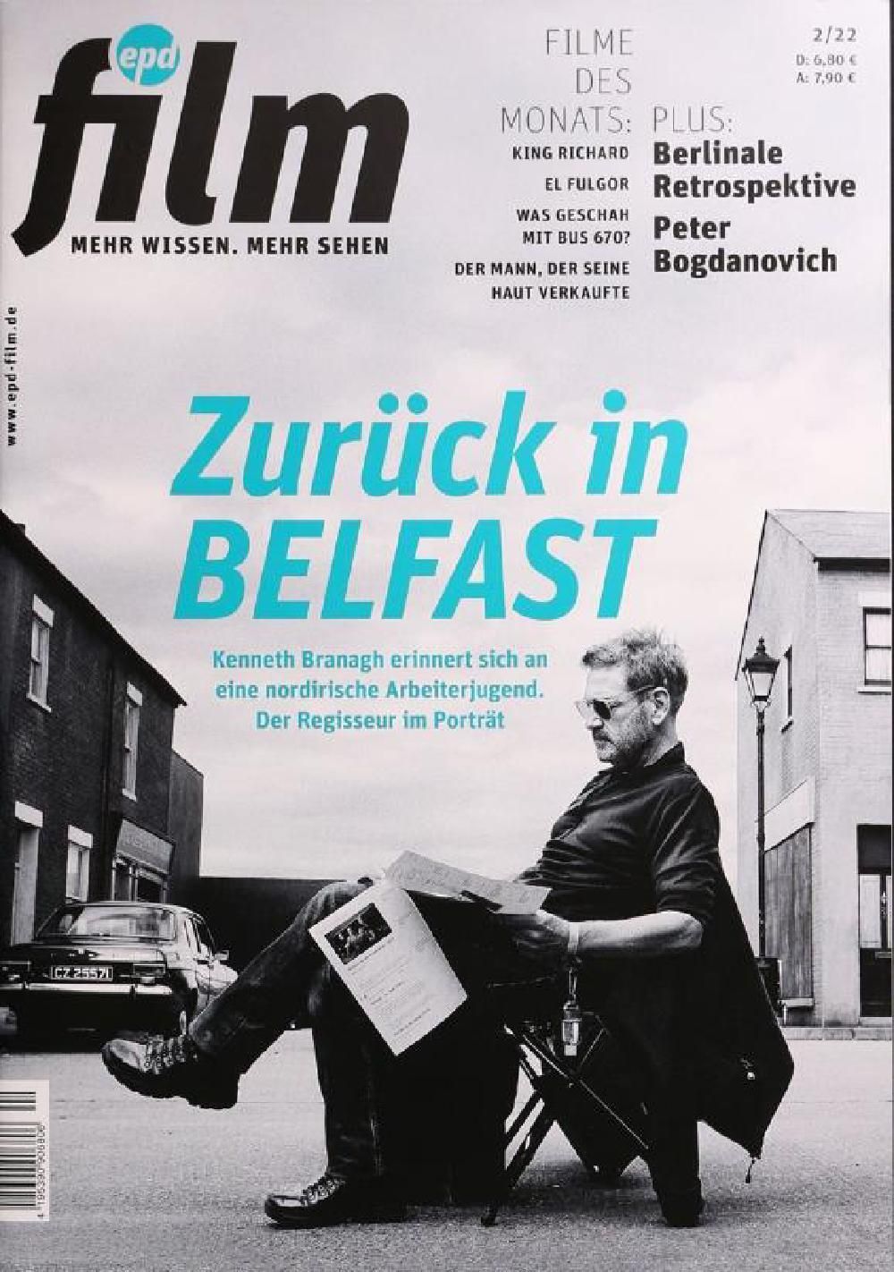 EPD Film Magazin Deutschland 2022-02 Kenneth Branagh Peter Bogdanovich