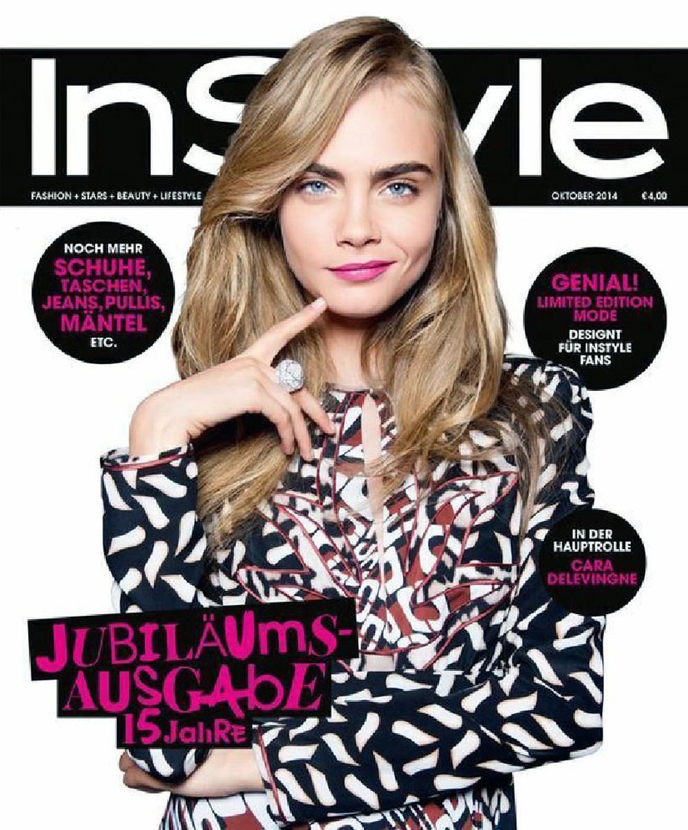 InStyle Magazin Deutschland 2014-10 Cara Delivingne
