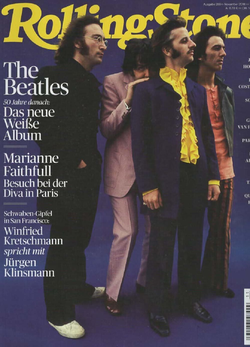 Rolling Stone Magazin Deutschland 2018-11 The Beatles Marianne Faithfull Elvis Costello #289