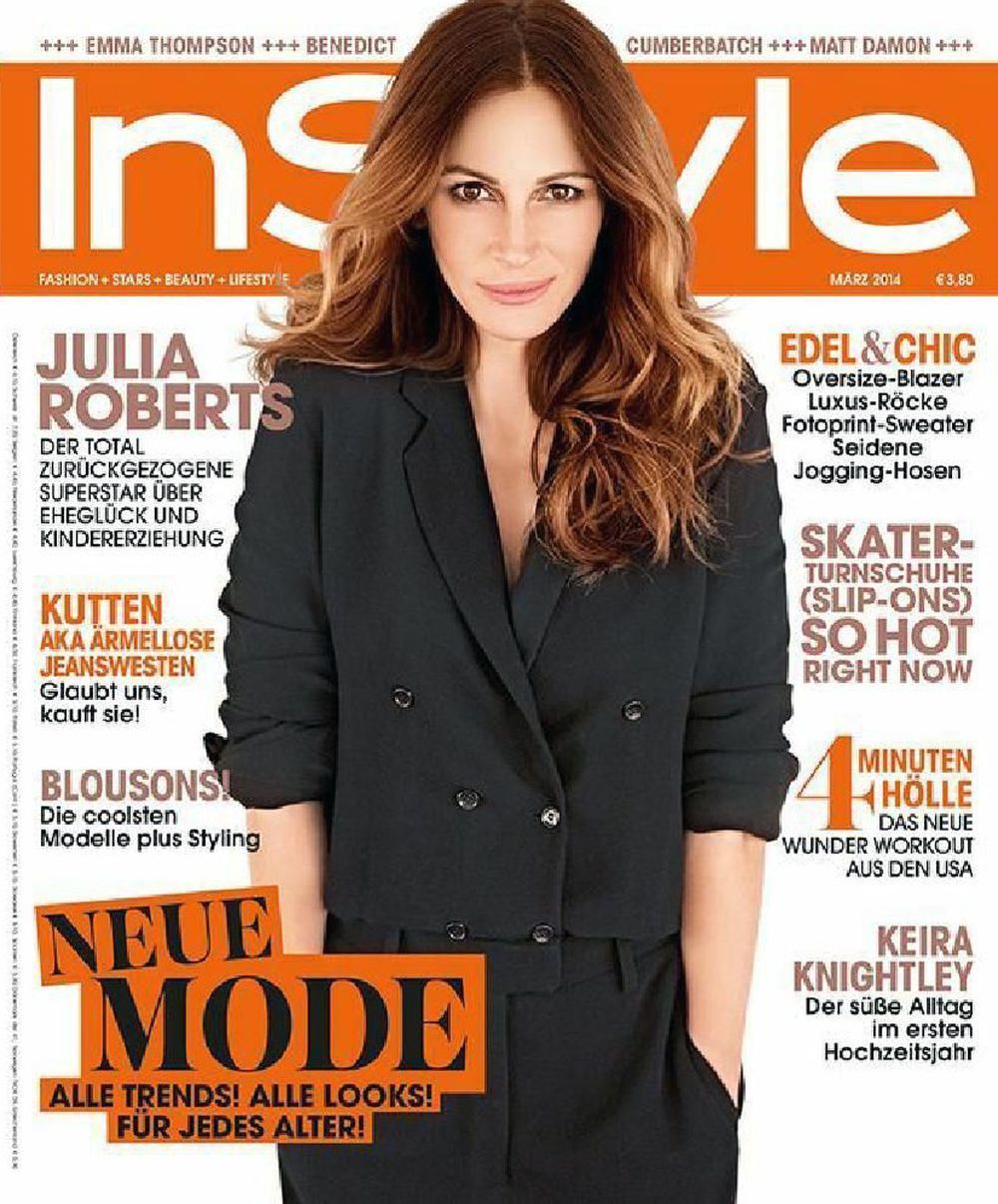 InStyle Magazin Deutschland 2014-03 Julia Roberts