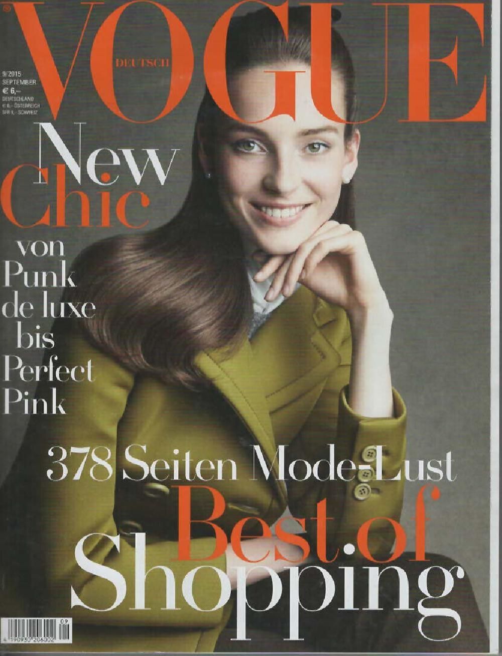 Vogue Magazin Deutschland 2015-09 Julia Berghoeff
