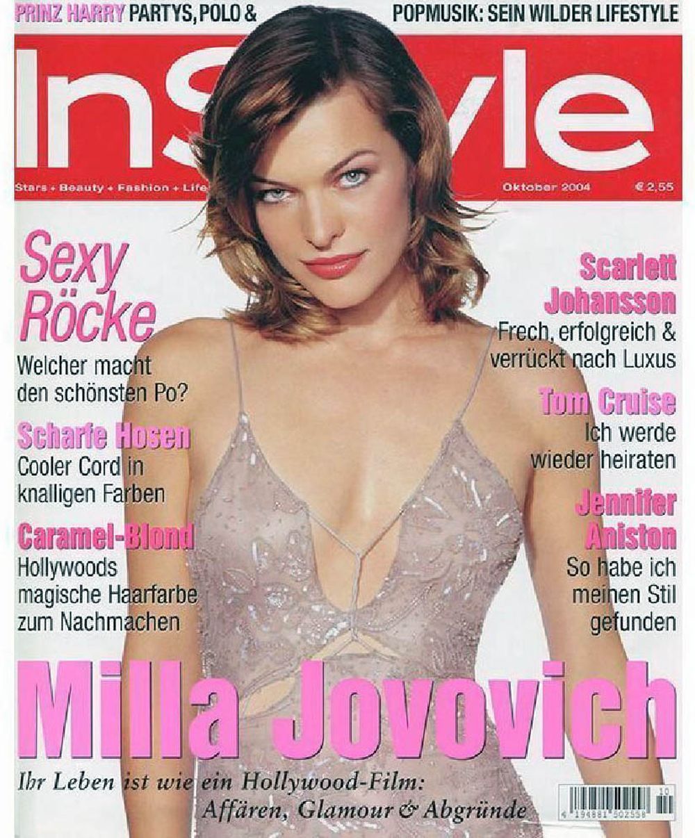 InStyle Magazine Germany 2004-10 Milla Jovovich Original Print Issue