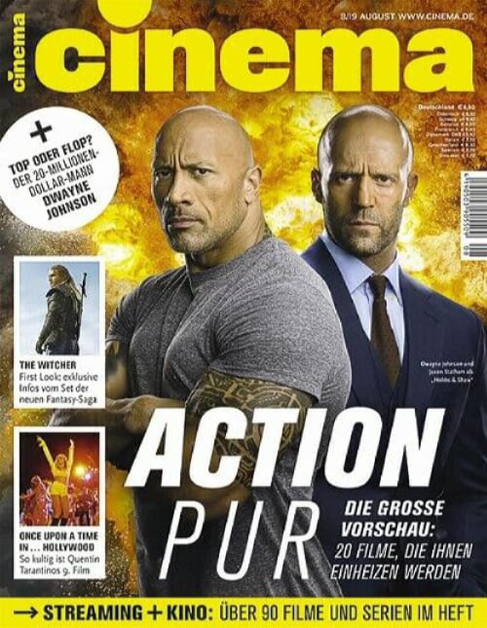 Cinema Magazin Deutschland 2019-08 Jason Statham Dwayne Johnson