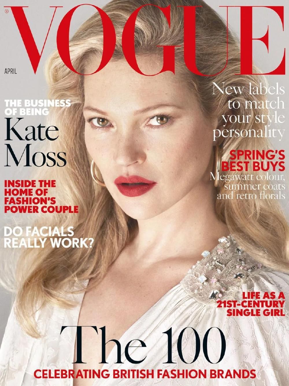 Vogue Magazin UK 2017-04 Kate Moss