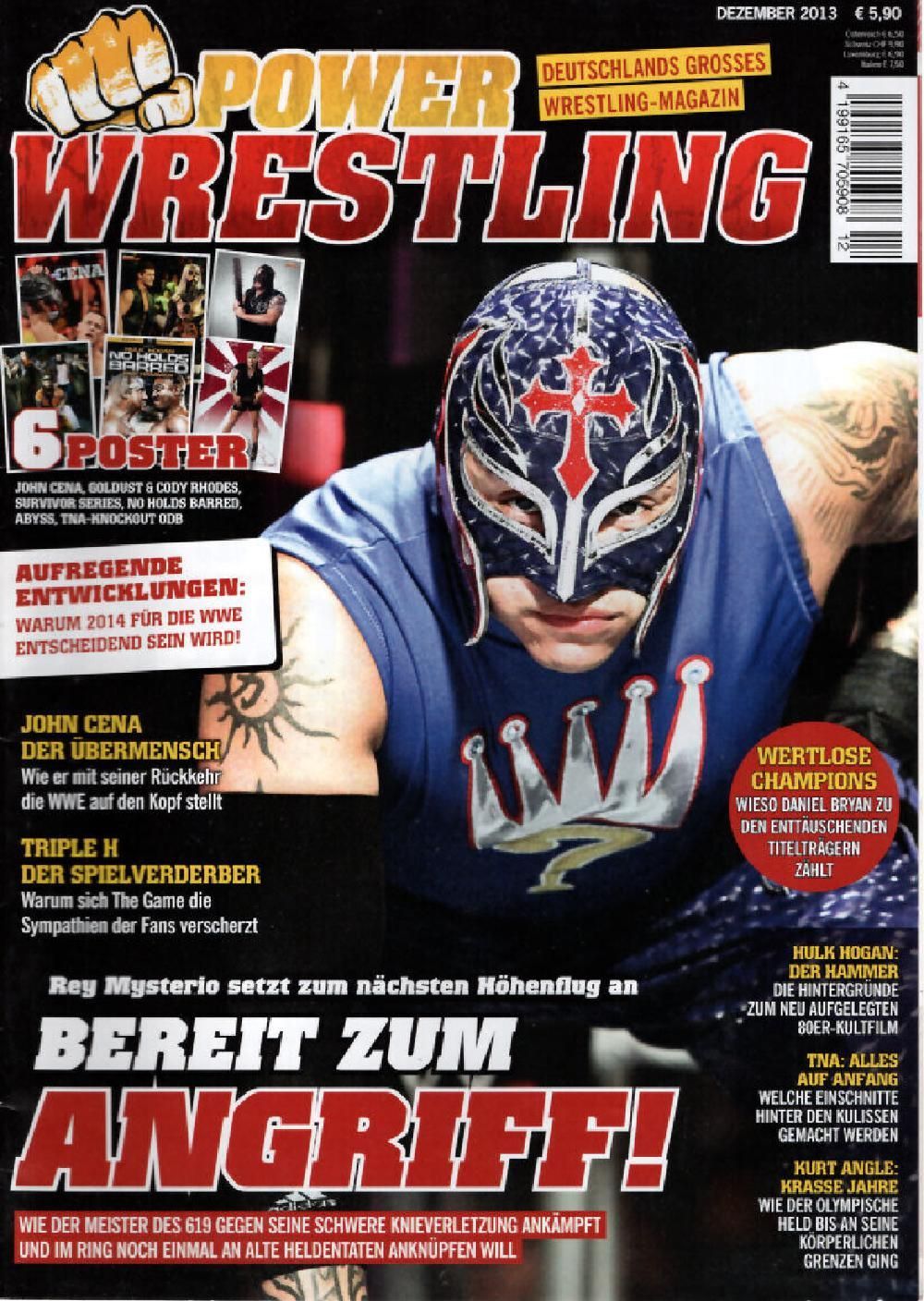 Power Wrestling Magazin Deutschland 2013-12 Rey Mysterio