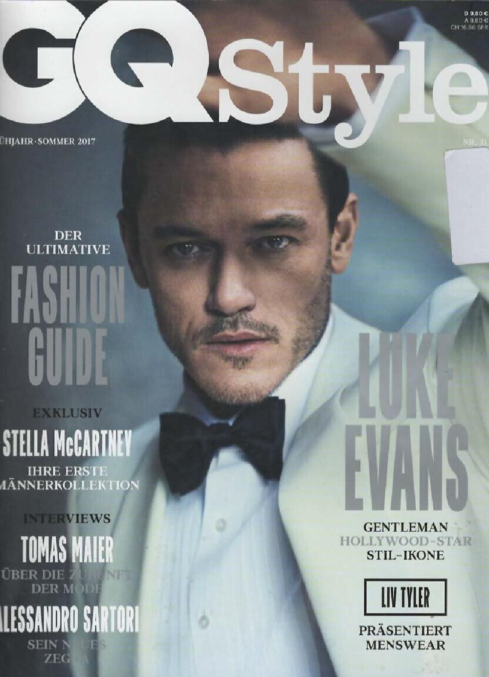 GQ Style Magazin Deutschland 2017 #31 Luke Evans