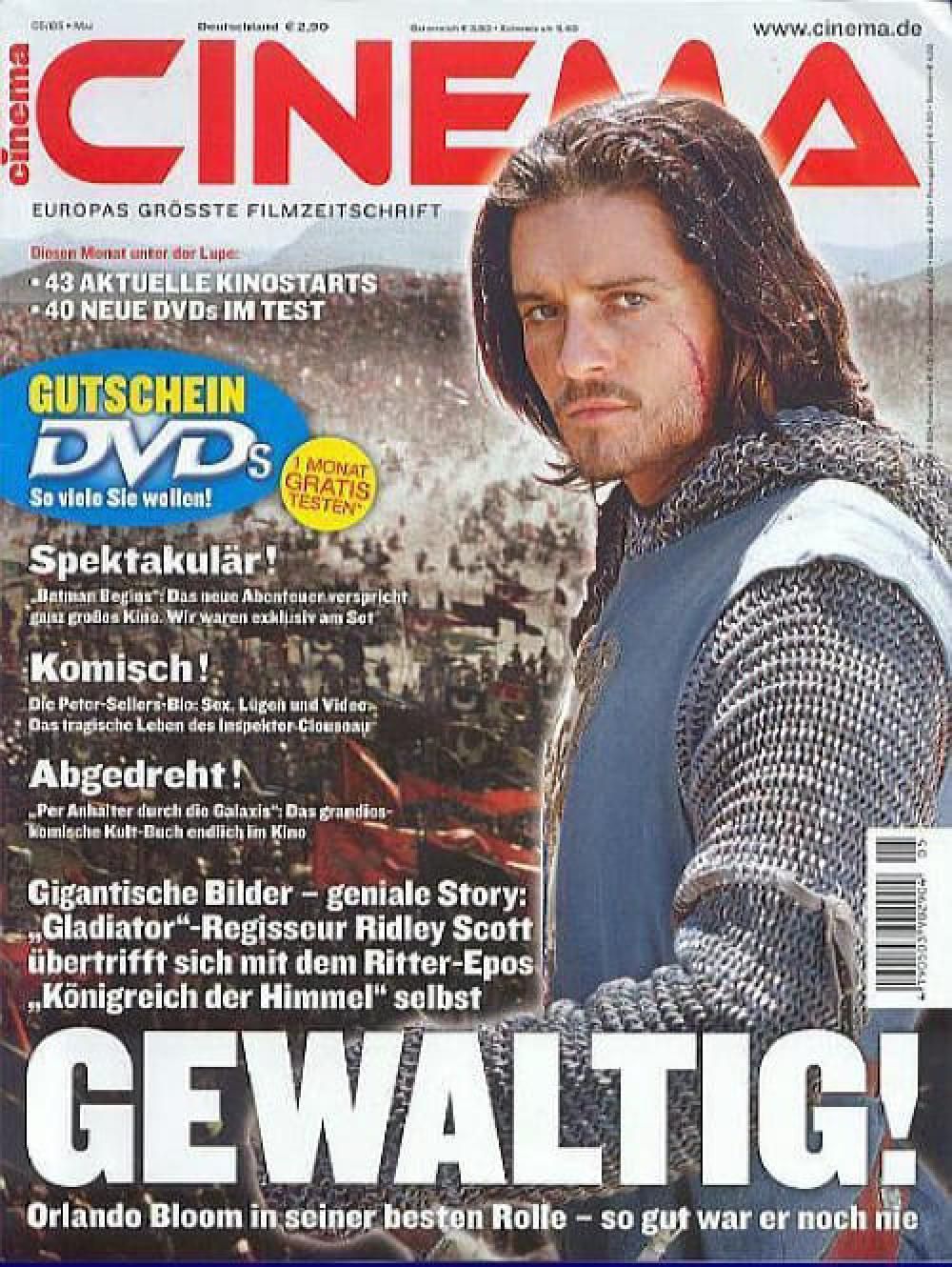 Cinema Magazin Deutschland 2005-05 Orlando Bloom