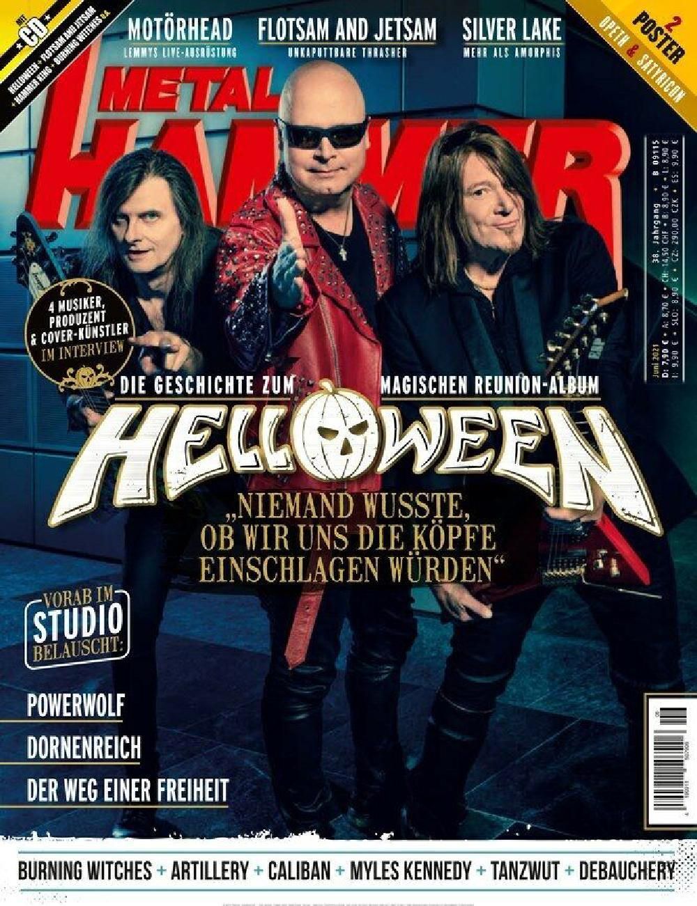 Metal Hammer Magazin Deutschland 2021-06 Helloween + Poster