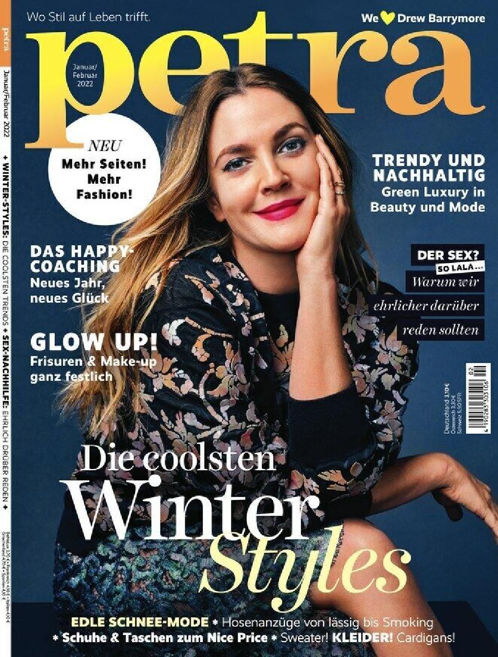Petra Magazin Deutschland 2022-01+02 Drew Barrymore