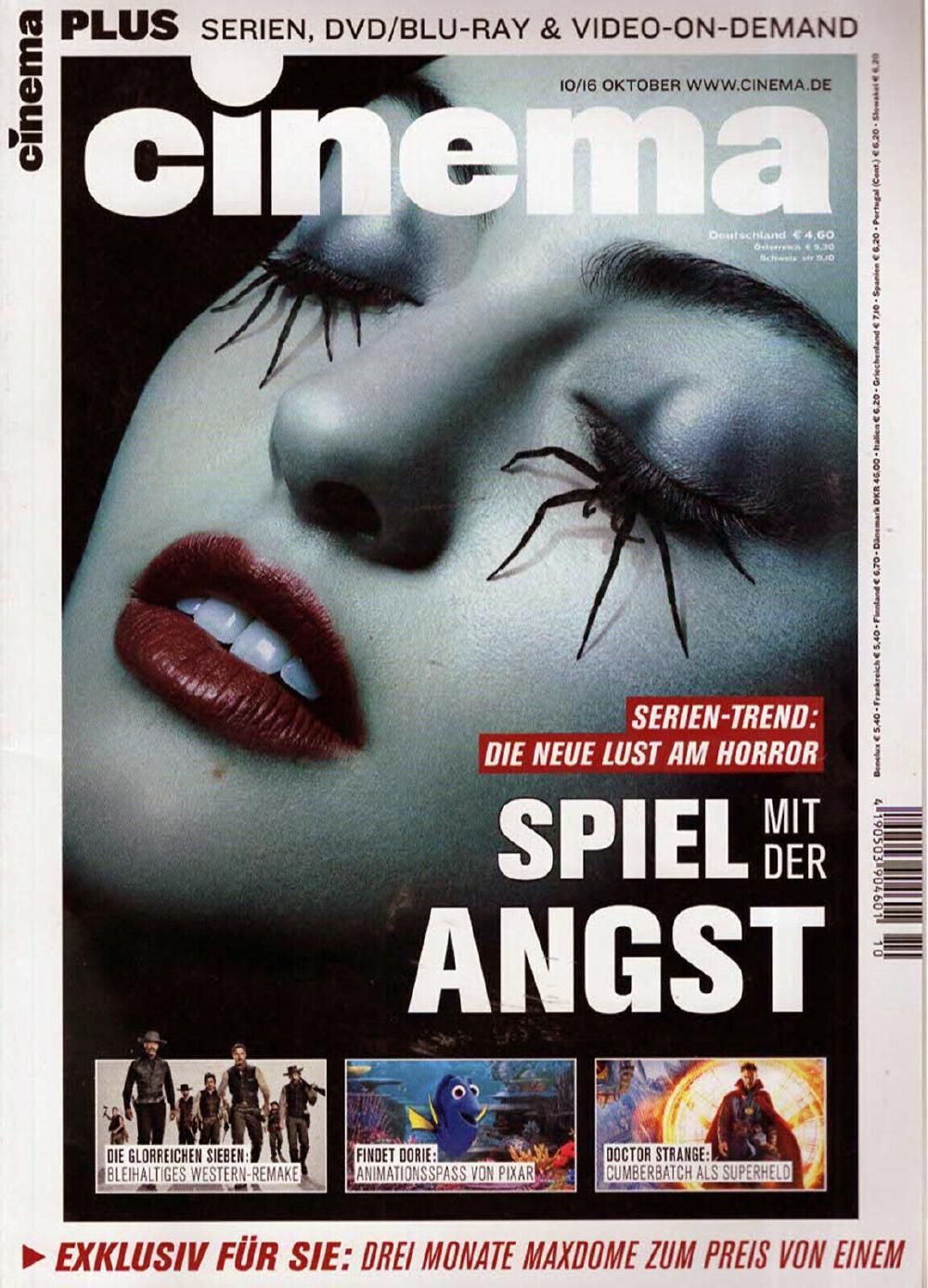 Cinema Magazin Deutschland 2016-10 Sarah Paulson