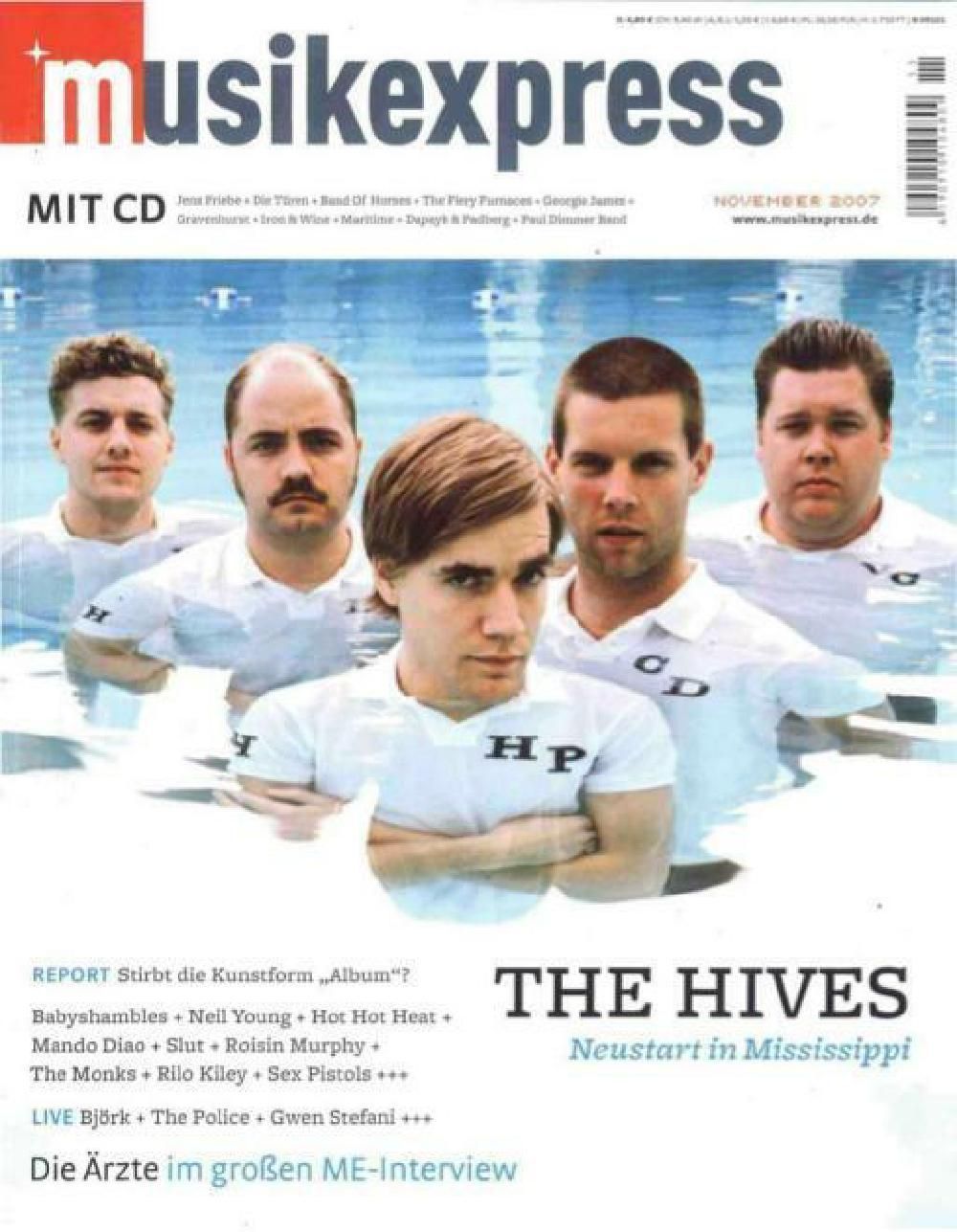 Musikexpress Magazin Deutschland 2007-11 The Hives Björk Gwen Stefani