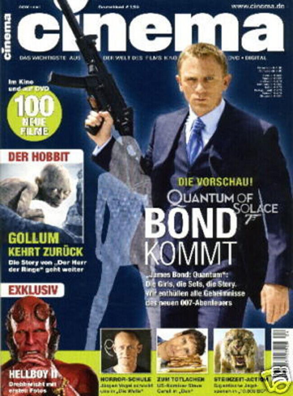 Cinema Magazin Deutschland 2008-04 Daniel Craig Gollum Hellboy