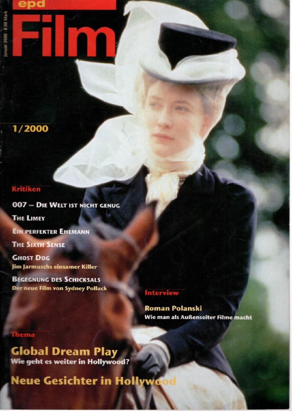 EPD Film Magasin Tyskland 2000-01 Cate Blanchett Originaludgave