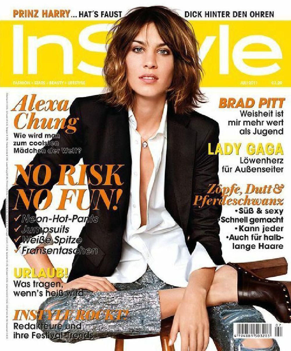 InStyle Rivista Germania 2011-07 Alexa Chung Edizione originale