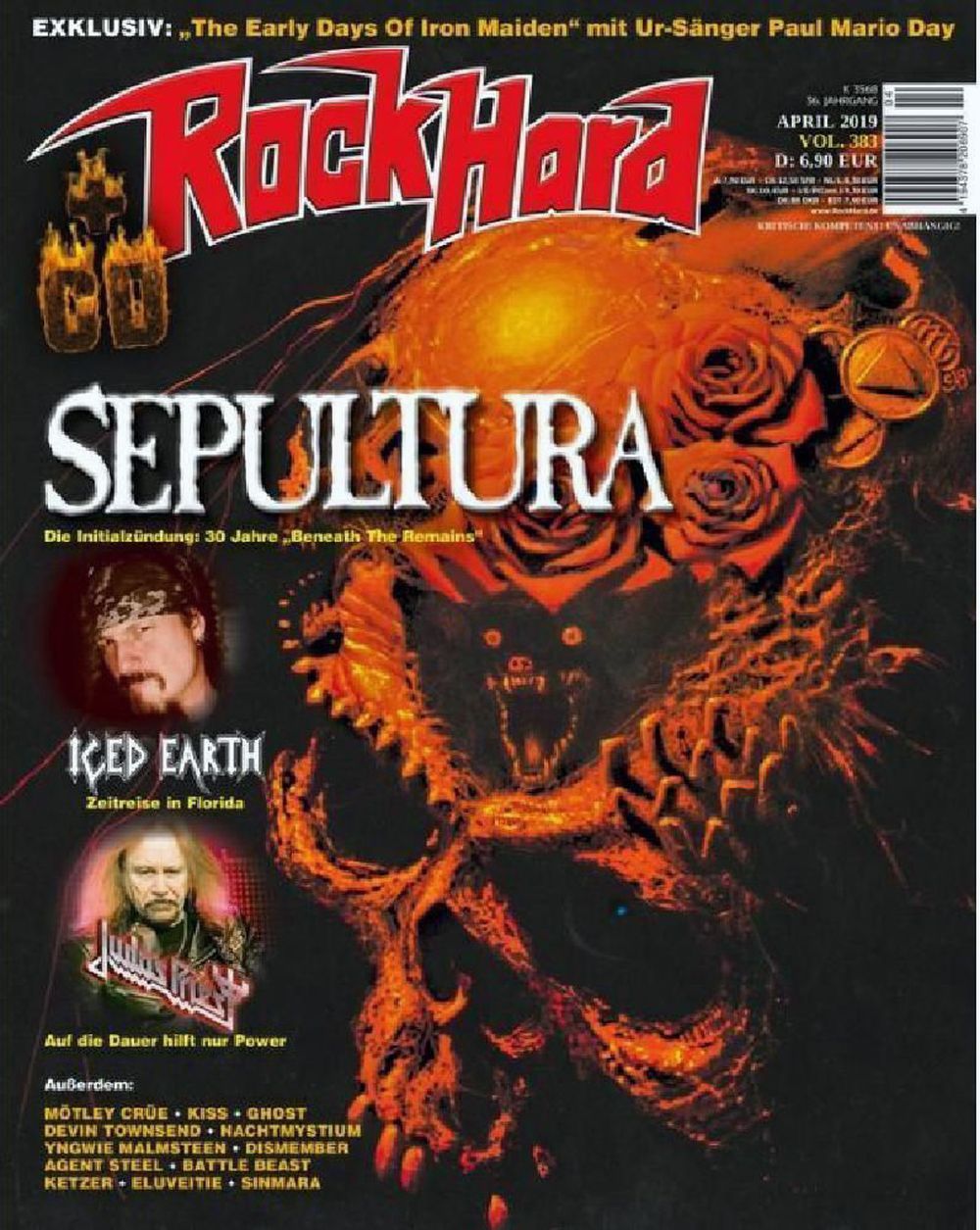 Rock Hard Magazin Deutschland 2018 #383 Sepultura