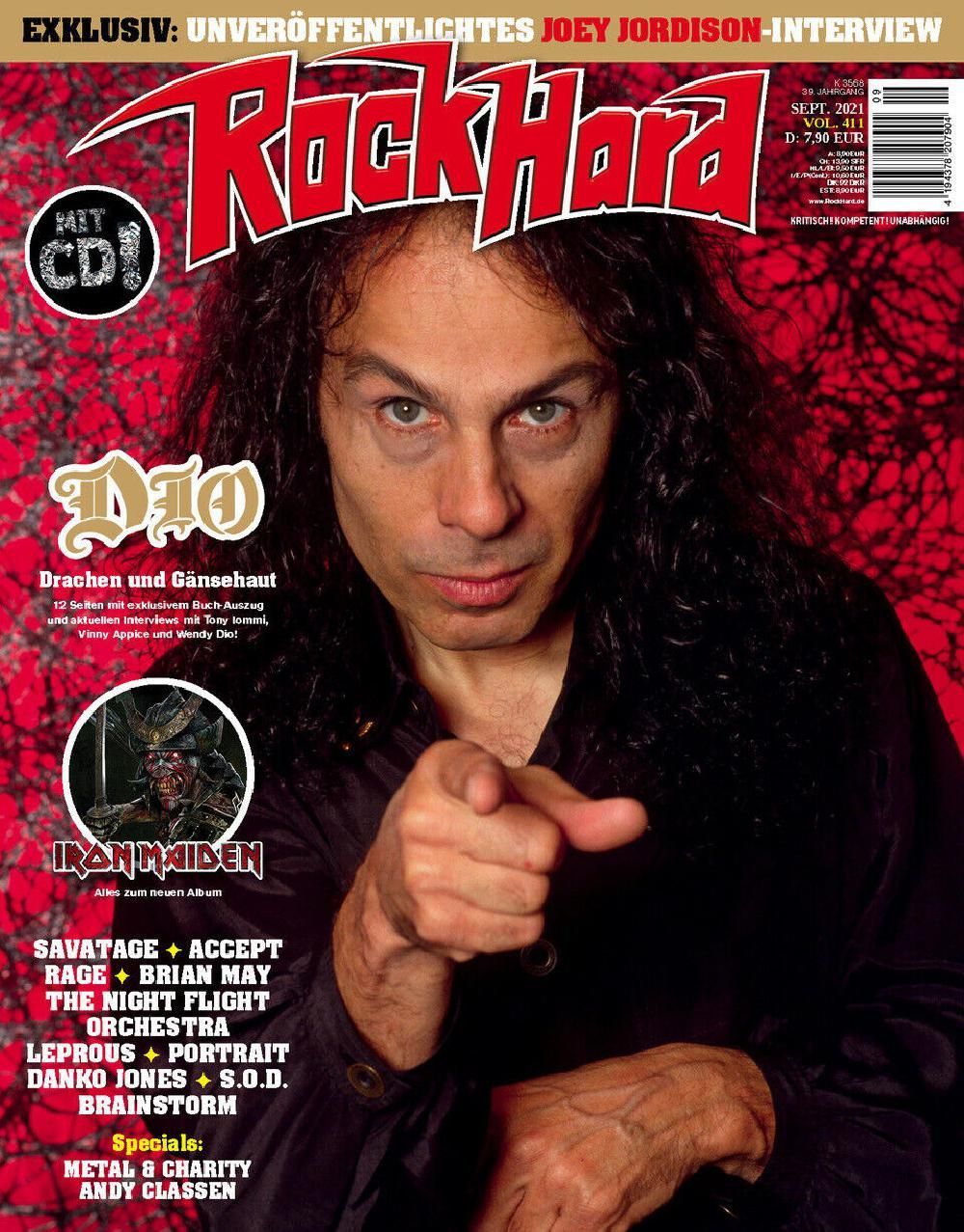 Rock Hard Magazin Deutschland 2021 #411 Dio